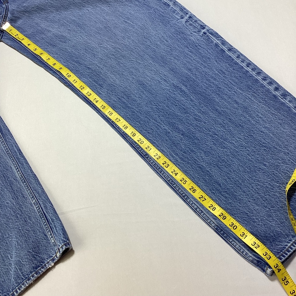 Abercrombie & Fitch Low-Rise Ultra Loose Light Blue Denim Jeans - Picture 10 of 13